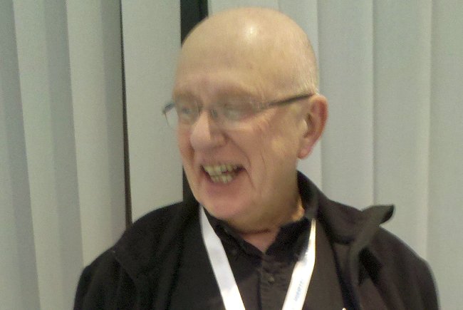 David Parnas in der Speakers Lounge David Parnas in der Speakers Lounge