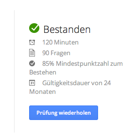 Pruefungsergebnis Screenshot