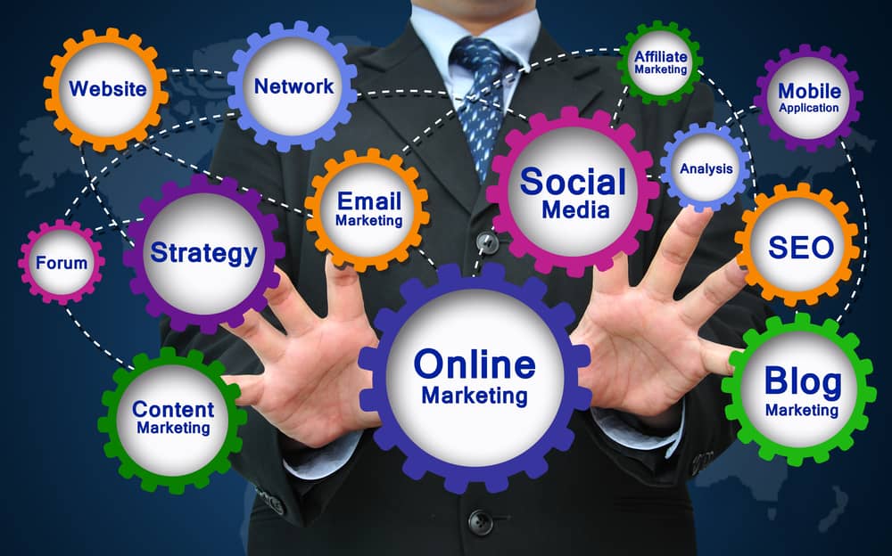 Illustration zu Online Marketing und den Disziplinen